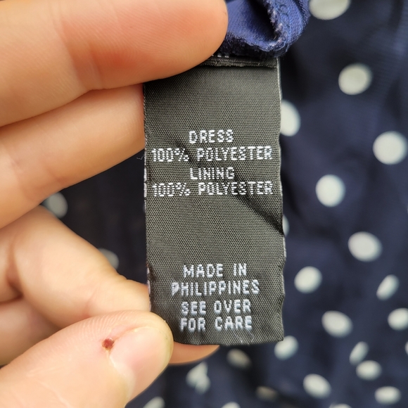 Girls ruffle flutter flowy polka dot dress size 7 - Picture 11 of 11